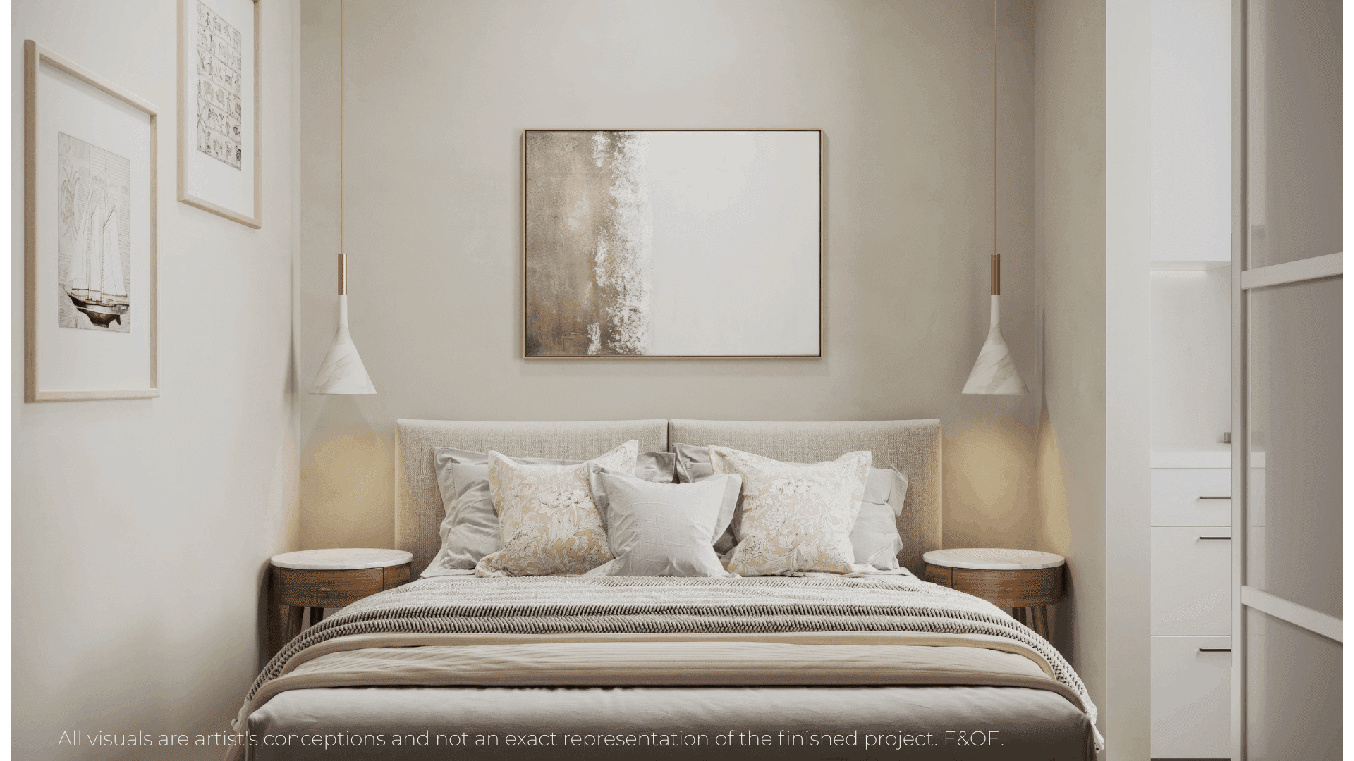 Serene bedroom suite at Warbler Place new home