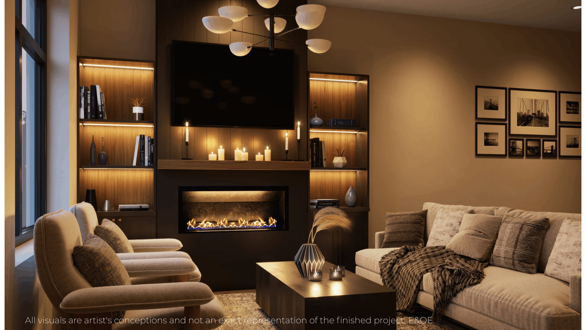 Luxury living space at Warbler Place